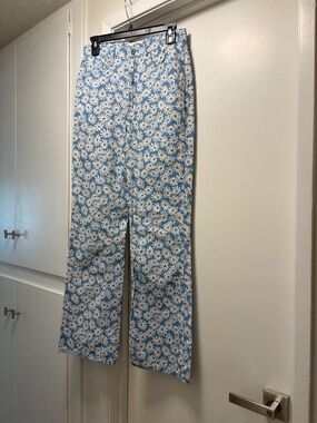 Re/done daisy print 100% cotton jeans - size 27